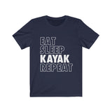 Eat, Sleep, Repeat Unisex Jersey Short Sleeve Tee