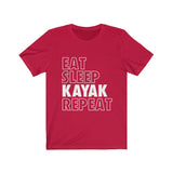 Eat, Sleep, Repeat Unisex Jersey Short Sleeve Tee