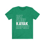 Eat, Sleep, Repeat Unisex Jersey Short Sleeve Tee