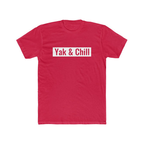 Yak & Chill Men's Cotton Crew Tee
