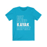 Eat, Sleep, Repeat Unisex Jersey Short Sleeve Tee