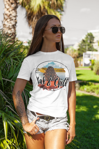 Yak & Chill Girl View Unisex Jersey Short Sleeve Tee